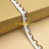 Ventas Directas de Fábrica de Cadenas de Hierro Metálico, Encaje de Cadena Ondulada, Cintas Tejidas con Cadena, Ropa, Zapatos, Sombreros, Accesorios para Manualidades