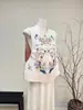 Chaleco con Borla de Bordado Pesado Estilo Chino Nuevo Zhi Li 2026 Primavera Nuevo Chaleco de Cuello Alto para Mujer