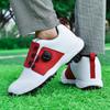 Zapatos de Golf, Zapatos de Hombre, Suelas Anchas a la Moda, Zapatos Casuales Deportivos para Hombre, Cordones con Perilla Automática, Tenis sin Tacos