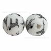 HongzhouNuevo 15mm Marca de Agua 2 Tótems Pulsera de Cuentas de Silicona Joyería DIY Cuentas Sueltas Hilo de Cuentas Fabricante en Stock