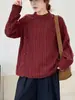 Diseñada con una elegante tapeta diagonal y rayas verticales, Camisa de manga larga para mujer para ir al trabajo, Top elegante con gasa de algodón de doble capa, Cuello mao, Protección solar
