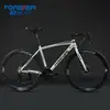 Bicicleta de Corrida de Estrada Marca Shanghai 700C com Freios a Disco de Velocidade Variável para Estudantes Homens e Mulheres com Guidão Curvo Aerodinâmico Metabo