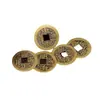 Monedas antiguas de cobre genuino Qianlong Tongbao al por mayor, monedas de los Cinco Emperadores estilo antiguo engrosadas, adornos para colgar en la puerta para decoración del umbral de la puerta de entrada