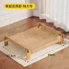 Cama Alfombrilla Refrigerante para Gatos de Verano, Cama Transpirable para Gatos, Nido Refrigerante para Gatos de Verano, Cama de Campaña Refrigerante de Verano, Tabla Rascadora de Sisal para Gatos, No Suelta Pelo