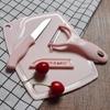 Fábrica atacado faca cerâmica faca três peças conjunto presente suplemento alimentar descascador de faca de frutas melão plainer placa de corte combinação terno