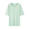 Camiseta de Manga Corta de Algodón Puro Hebei para Hombre y Mujer, Versión Lisa en Blanco, Multicolor, Hombros Caídos, Buena Calidad, Personalizada, 2025