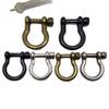 Venta al por mayor de fabricante Accesorios de equipaje retro Hebilla de herradura Hecho a mano DIY Accesorios para llavero Tornillo Hebilla en forma de D Cierre en forma de U