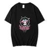 Camiseta Dulce Estilo Nuevo 2022 Ke Ai Kulo Conejo Dibujos Animados Casual Cuello Redondo Manga Corta para Hombres y Mujeres