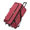 Bolsa de Viagem de Grande Capacidade com Alça de Carrinho para Homens e Mulheres, Dobrável para Mudança, Trabalho, Viagens de Negócios e Bagagem de Viagem