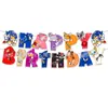 Decoração de Festa de Aniversário Temática Sonic the Hedgehog Transfronteiriça Banner Bandeira de Bolo Conjunto de Balões
