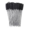 Pincel Espiral Colorido com Cabo de Cristal para Cílios Pincel para Sobrancelhas Pente para Extensão de Cílios Ferramentas de Beleza para Cílios Atacado Cílios Postiços Atacado