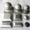 Acessórios para Guard-rail Tampa de Vedação Quadrada de Tubo de Ferro Forjado Tampa de Ferro para Cabeça de Poste Estampagem de Chapa Metálica Tampa de Vedação Decoração de Tampa de Tubo Quadrado
