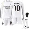 2526 Uniforme de Futebol do Real Madrid Casa de Manga Longa Nº. 9 Mbappe 7C Ronaldo Camisa 5 Bellingham Terno Outono e Inverno