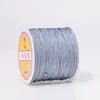 Producción de muestras personalizable OEM No. Hilo de jade 72 50 metros Hilo tejido a mano para manualidades Número de color teñido Material de hilo para abalorios