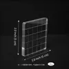 Bloque de Sello Transparente Acrílico DIY Multiespecificación con Impresión de Líneas de Cuadrícula Herramienta de Estampado para Scrapbooking y Tarjetas