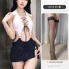 Lingeries Bonitas, Sexy e Interessantes para Secretárias com Alças para Seduzir Macacões para Role-Playing em Boates com Costas Abertas e Sem Necessidade de Tirar 6244