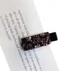 Exquisita Pinza para el Cabello de Diamante de Colores Brillantes Pinza Lateral Suave Lateral Nuevo 2025 Pinza de Pato de Gama Alta Adorno para el Cabello de Mujer