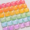 Nuevo Star Sense Cuadrado Transparente Brillo Color Caramelo Joker Parche de Resina Pendientes DIY Accesorios para Pendientes Accesorios