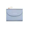Rentable ~ Estilo Coreano Color Puro Simple Tarjetero Multifuncional Bolso para Labial Billetera de Gran Capacidad Punto Caliente del Sudeste Asiático