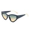 2021 Nueva Moda Gafas de sol ojo de gato estilo ins D estrella con metal retro HD gafas de sol de calle marea