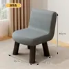 Taburete Pequeño Taburete para el Hogar Taburete de Sofá Silla Pequeña con Respaldo Sala de Estar Mesa de Café Taburete Bajo para Niños Taburete Sólido para Cambiar Zapatos Banco para Adultos