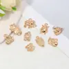 Aleación de Zinc Color KC Colgantes de Animales Joyería Hecha a Mano Accesorios Llaveros para Mujer Suministros Encantos de Cisne Elefante Venta al por Mayor