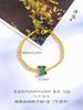 Pulseira de borboleta azul queimada de Sharnen vietnamita de longa data, contas de disco voador, pulseira de ouro quebrada, faça você mesmo, contas tecidas à mão