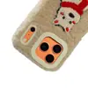 Adecuado para funda de teléfono móvil Apple 17Promax Iphone16 Bufanda de Peluche Perro 15 Dibujos Animados Lindos Invierno Popular Peluche