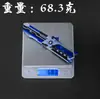 Juego de Paz Escape del Metro Arma Periférica Modelo Cuchillo Recto Plegable 22cm Modelo de Artesanía Metálica Adorno
