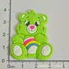 Serie de Osos Arcoíris Lindos de Dibujos Animados Zapatos Croc de Goma Suave PVC Hebilla de Zapato de Flor Accesorios Decorativos Accesorios Venta al por Mayor