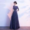 Vestido de Noche Coral para Mujer, Estilo Largo, Nuevo Modelo 2026, Vestido de Performance para Coro, Ajustado para Anfitriona, Elegante Vestido Largo