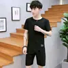 Conjunto de Shorts de Manga Corta para Hombre Lobo del Norte de China Verano, Conjunto de Dos Piezas Camiseta Casual Tendencia Elegante Estilo Chino