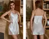 Ropa de casa de verano de manga larga elegante de seda de hielo transfronteriza europea y americana para mujer, bata fina para mujer para Amazon WP21766