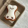 Lindo Peluche Animal Artificial Llavero Corazón de Niña Muñeca Colgante Llavero Bolso de Estudiante Regalo Colgante