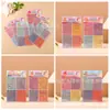 Zc-Tt86 Pegatinas de Nariz Pequeña para Uñas 48 Piezas en una Caja, 2 Hojas de Materiales de Pegatinas de Nariz Pequeña para Decoración de Diario DIY