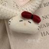 Broche de Peluche de Dibujos Animados de Navidad Pin de Alce Clip de Pico de Pato Decoración Linda Regalo de Vacaciones Accesorios de Muñeco de Nieve