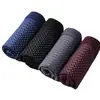 Venda Direta da Fábrica Cuecas Boxer de Malha Ice Silk com Pernas Retas Cintura Média Listradas Roupa Íntima Masculina Macia Respirável Secagem Rápida Sucesso de Vendas no TikTok