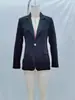 Para Comércio Exterior Transfronteiriço Atacado 2026 Nova Moda Feminina Europeia e Americana Blazer de Um Botão Slim Fit com Ombreiras