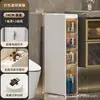 Prateleira de Armazenamento com Fresta Ultra-Estreita para Banheiro, Armário de Fresta para Cozinha de Chão, Armário de Armazenamento para Banheiro Estilo Gaveta, Armário de Armazenamento sem Instalação