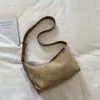 Bolsa Transversal Coreana de Nicho para Mulheres, Bolsa de Mão Versátil de Alta Qualidade para o Dia a Dia, Bolsa de Ombro Casual Simples