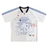 Ropa Hombre Retro Americano Original Fresco Dos Dimensionales Millennial Chica Popular Estampada Manga Corta Camisetas Deportivas de Cuello V para Hombre y Mujer