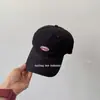 Gorra de pico nueva de estilo coreano para otoño para niños, estilo retro vintage con pequeño logo redondo bordado, gorra de béisbol al por mayor