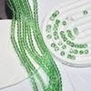 Venta al por mayor de cuentas redondas de vidrio transparente de 6 mm, cuentas sueltas de vidrio de alta calidad, materiales para hacer collares y pulseras de cuentas hechos a mano.
