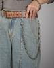 Cadena de Pantalón de Metal Transfronteriza Europea y Americana Tendencia Hip-hop de Alto Nivel Diablo Punk Cadena de Cintura Cadena Colgante para Hombre y Mujer