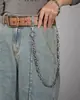 Cadena de Pantalón de Metal Transfronteriza Europea y Americana Tendencia Hip-hop de Alto Nivel Diablo Punk Cadena de Cintura Cadena Colgante para Hombre y Mujer