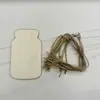 Nuevas Etiquetas de Virutas de Madera Hechas a Mano con Graffiti para Niños, Colgantes para Árbol de Navidad, para Rastrear con Cuerda de Cáñamo, Coloreado con Acuarela