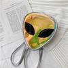 Bolsa Infantil Estilo Coreano 2024 Verão Nova Bolsa de Ombro Transparente a Laser de Alienígena Meninas Bolsa de Ombro Transparente de Gelatina