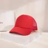Gorra de red bordada de cinco piezas transfronteriza para primavera y verano, visera solar para exteriores, gorra de pesca, gorra de conductor de camión