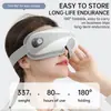 Massageador de Olhos com Pressão de Ar para Aliviar a Fadiga ao Redor dos Olhos, Máscara de Olhos com Massagem de Compressão Quente, Dispositivo de Proteção para os Olhos com Música Bluetooth, Fornecimento Direto do Fabricante
