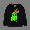 Sudadera de Otoño con Patrón Halloween 26th que Brilla en la Oscuridad Nueva Sudadera Infantil de Manga Larga Top de Primavera y Otoño para Niños Distribución